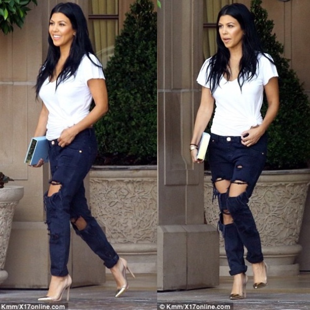 One Teaspoon Trashed Boyfriend Jeans, Size 25